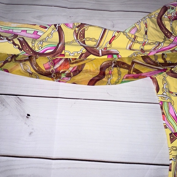 Icikuls Large Colorful Chain Print Women's Top, Lightweight, Unique Pattern,Cute - Picture 5 of 5